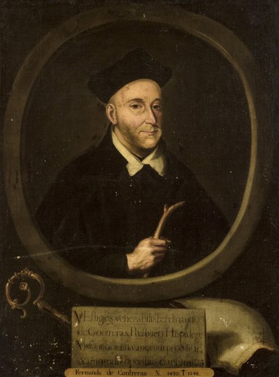 Portrait of the Venerable Father Fernando Contreras by Unbekannt Unbekannt